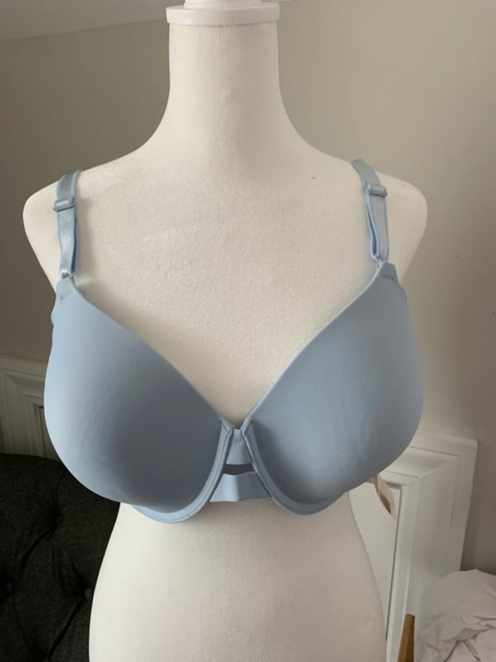 Warner's Light Blue Padded Smooth underwire T-Shirt Bra- 36DD